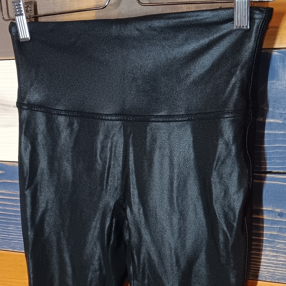 Spanx Legging M Black Faux Leather - Picture 2 of 6